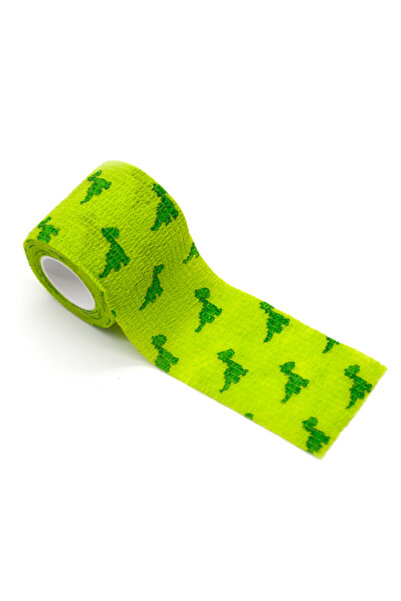 Choice30 ضمادة تثبيت الوشم على شكل ديناصور أخضر، قطعة واحدة، 34 لونًا، مانع ل...