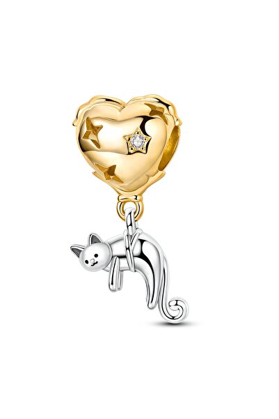 Choice5 KTC1873 تعليقات فضية أصلية عيار 925 على شكل نجمة صائد الأحلام، خرز مس...