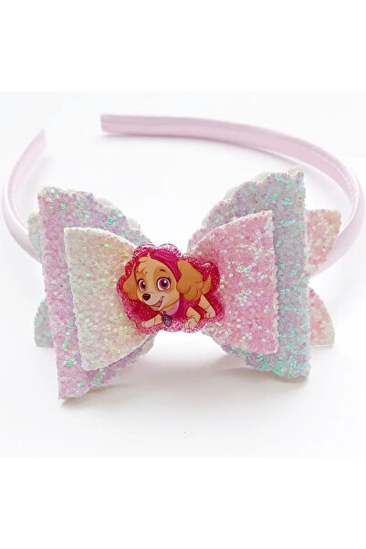 Choice1 اختيار قطعة واحدة من طوق رأس لامع مزين بفيونكة لشخصية سكاي من باو بات...