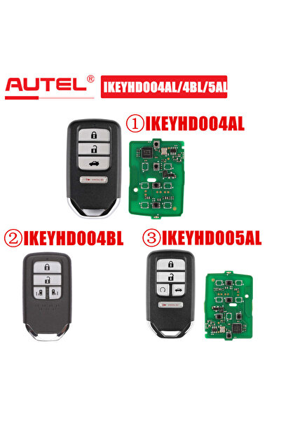 Choice4 Autel رقم 3 لهوندا AUTEL MAXIIM IKEY مفتاح ذكي عالمي طراز ممتاز لكراي...