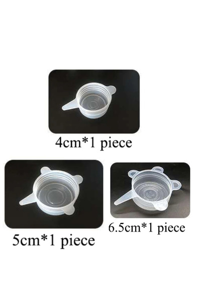 Choice10 4-5-6cm 16 Sizes Silicone Stretch Lids Universal Lid Silicone Bowl P...