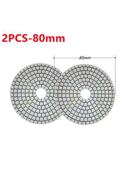 choice2 قرصان لصقل حواف بلاط السيراميك من النوع 125، مقاس 80 مم، مناسبان لجلا...