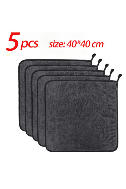 Choice4 40 × 40 × 6 قطع، منشفة غسيل سيارات 40 × 60/40 سم، 600 غرام/متر مربع، ...