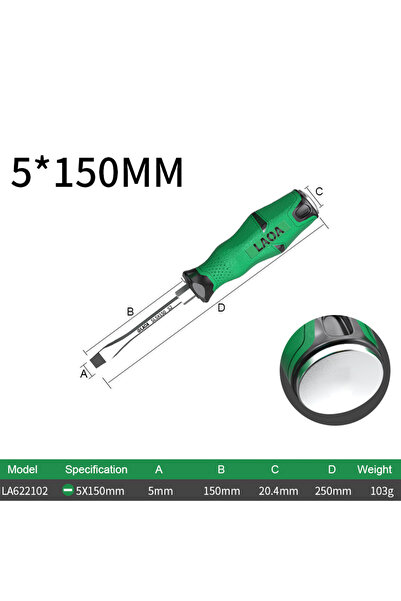 Choice6 5X150mm LA622102 LAOA 1pcs Phillip Screwdriver With Magnetism Slotted...