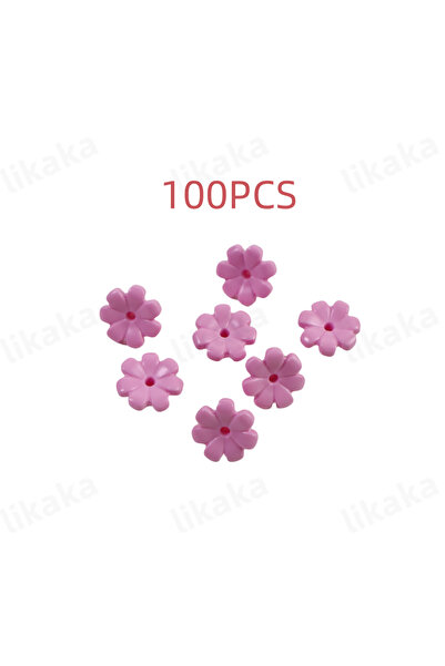Choice7 pink 100PCS MOC Colorful Flower Building Blocks DIY Beautiful Gardens...