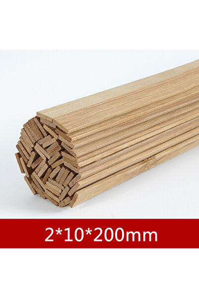 Choice4 2x10x200 SW84585-01 10PCS-100PCS/Lot Bamboo Wood DIY Building Model M...