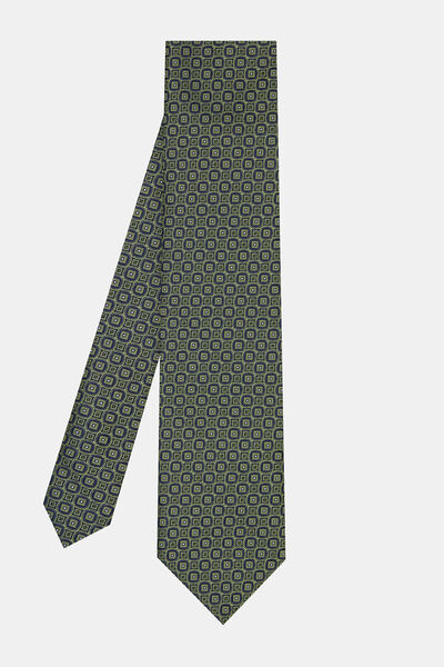 W Collection Geometric Patterned Tie
