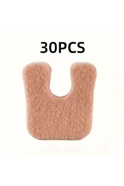 Choice8 بني - 30 قطعة من وسادات القدم على شكل حرف U من اللباد، وسادات وسادة ا...