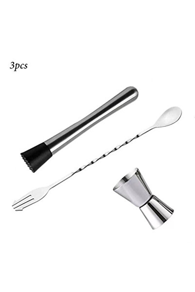 Choice1 ملعقة خلط ومدقة كوكتيل مقاس 8 بوصات، مصنوعة من الفولاذ المقاوم للصدأ،...