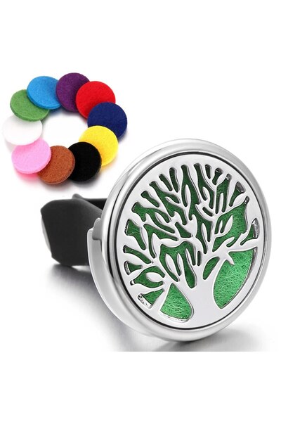 Choice3 XQ202-2-Mian002 موزع عطر للسيارة على شكل شجرة، مشبك للسيارة، موزع زيو...