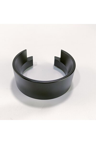 Choice حلقة مسحوق قهوة بمقبض أسود 58 مم، حلقة مضادة لتطاير مسحوق مطحنة القهوة...