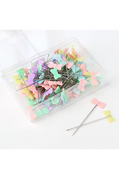 Choice Bow Head 100Pcs Dressmaking Pins Embroidery Patchwork Pins Sewing Embr...