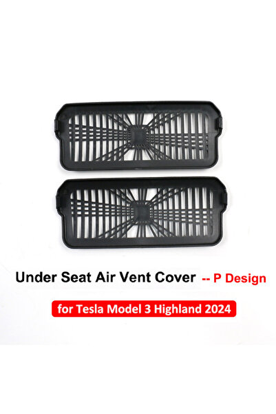 Choice1 غطاء حماية فتحة التهوية الخلفية أسفل المقعد لسيارة تسلا موديل 3 هايلا...