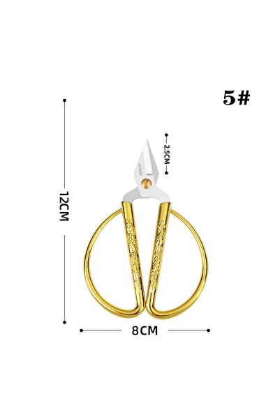 choice2 Scissors Type 5 1pcs Stainless Steel Golden Sewing Scissors Short Cut...