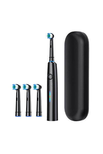 Choice3 Black with box 3D Rotating Electric Toothbrush 5 Modes USB Fast Recha...