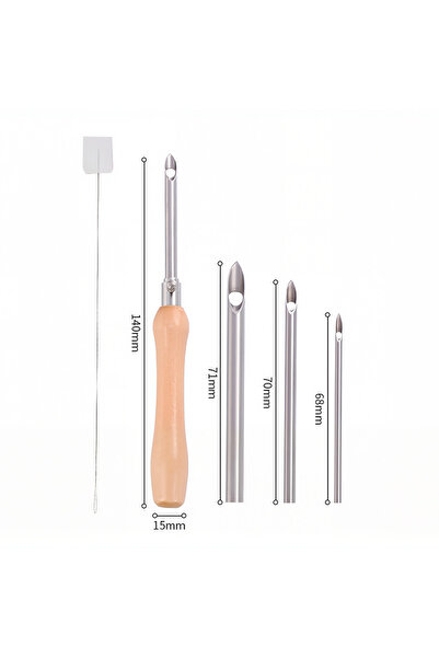 Choice5 مجموعة من 4 أقلام تطريز معدنية للتطريز بالغرز المتقاطعة، وإبر تطريز س...