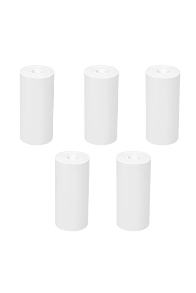 Choice11 5 قطع من الورق الأبيض عالي الدقة 57*25 مم، ورق حراري للطابعات الصغير...