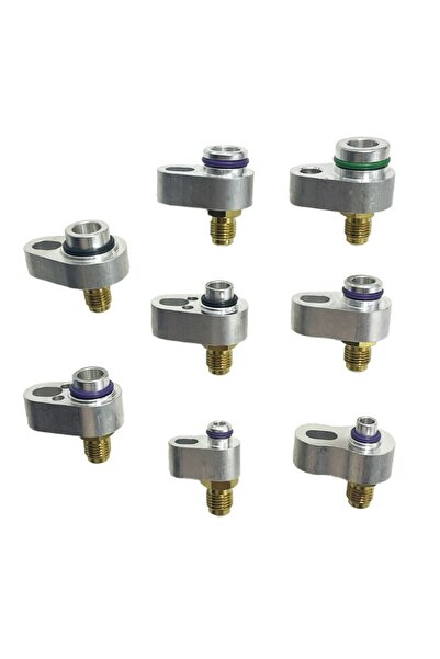 Choice7 مجموعة واحدة من 8 قطع، سدادة تسريب مكيف هواء السيارة، كاشف تسريب مضخة...