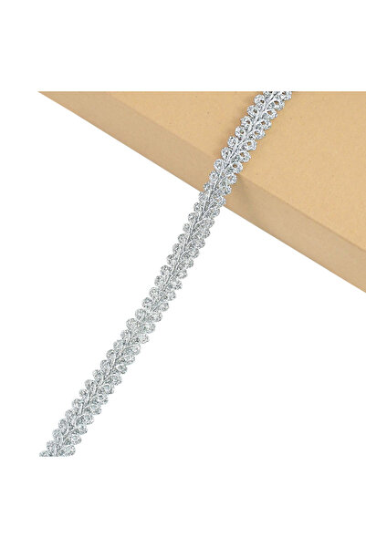 Choice7 شريط دانتيل 5 ياردات B08، 12 مم، مصنوع من بوليستر، دانتيل مضفر على شك...