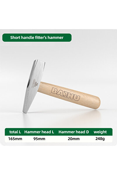 Choice3 مطرقة ملزمة بايهو الصغيرة، مطرقة من الفولاذ عالي الكربون، مقبض قصير م...