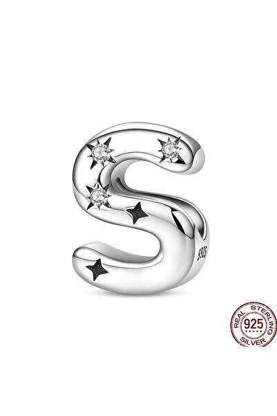 Choice16 PAC1957-S فضة إسترليني عيار 925، 26 خرزة على شكل حروف أبجدية من الأل...