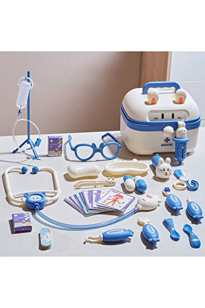 Choice3 مجموعة أساسية (أزرق صغير) مجموعة ألعاب طب الأسنان للأطفال - ألعاب مجم...