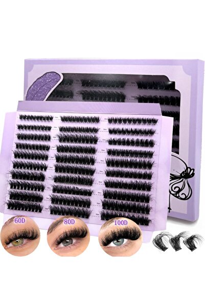 choice2 مزيج 0.07 مم D 300 قطعة 60D80D100D جديد 290/300 قطعة 5D عناقيد رموش ك...