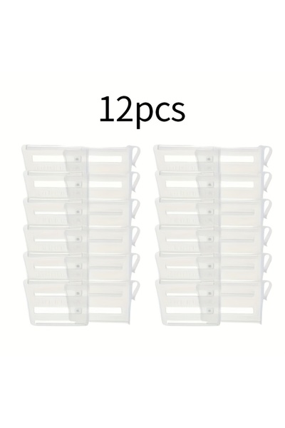 Choice1 12pcs 6/12 Adjustable Refrigerator Space Divider - Expandable Drink a...