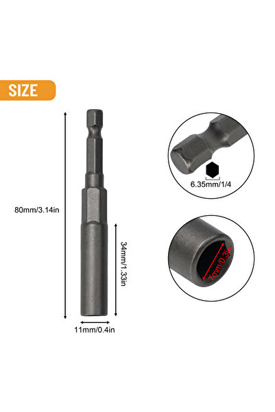 Choice14 7 مم قطعة واحدة، 80 مم، صفائح سداسية من فولاذ الكروم والفاناديوم، 5....