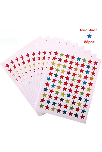 Choice3 E 10 Sheets/Pack Of Children'S Gold-Plated Award Glitter Stickers Mot...