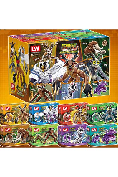 Choice8 مجموعة بناء جديدة من 8 نماذج مع صندوق، مجموعة مكعبات بناء تونغتونغتون...