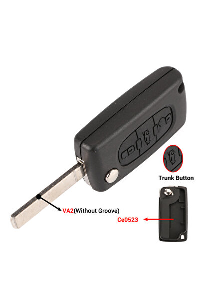 Choice6 صندوق السيارة 3B VA2 Ce0523 jingyuqin 2/3 مناسب لسيارات بيجو 207، 307...