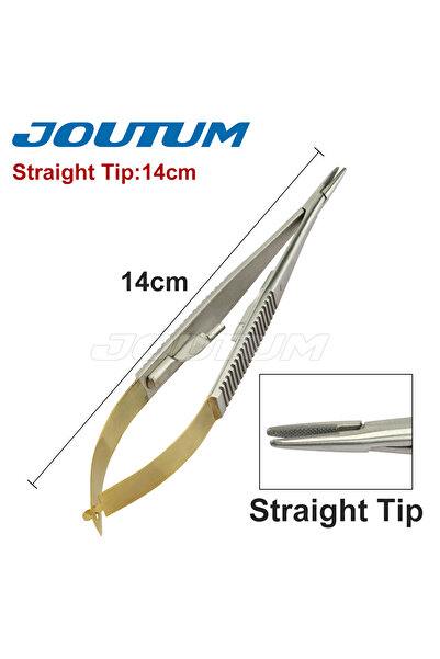 choice2 حامل إبر مستقيم 14 سم/16 سم من كاستروفيجو، حامل إبر أسنان لتقويم الأس...