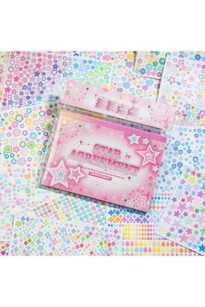 Choice1 A Frosted Cartoon Handbook Stickers Book DIY Planner Decorative Water...