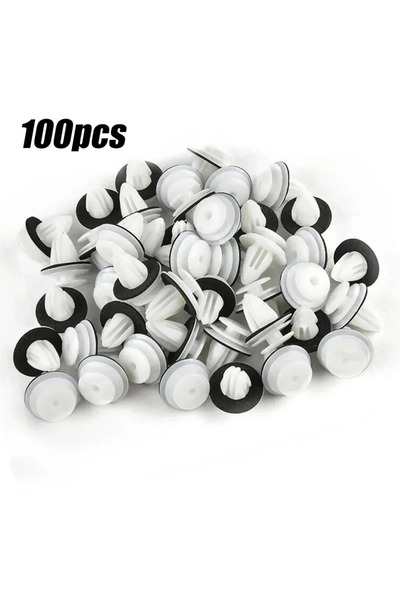 Choice11 100pcs 10/300PCS Auto Door Panel Clip with Seal Ring Auto Fastener R...