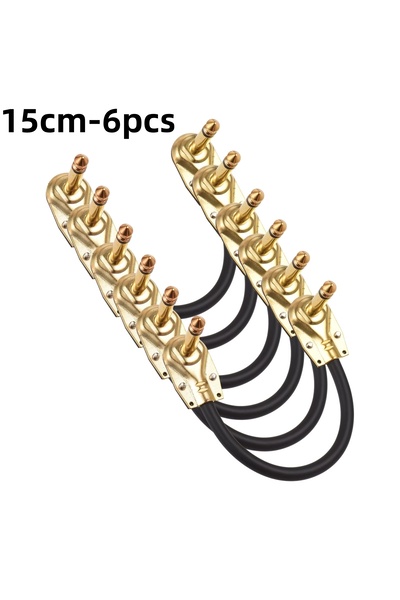 Choice1 15cm-6pcs Miwayer 3/6PCS Guitar Patch Cables 1/4 Guitar Effect Pedals...