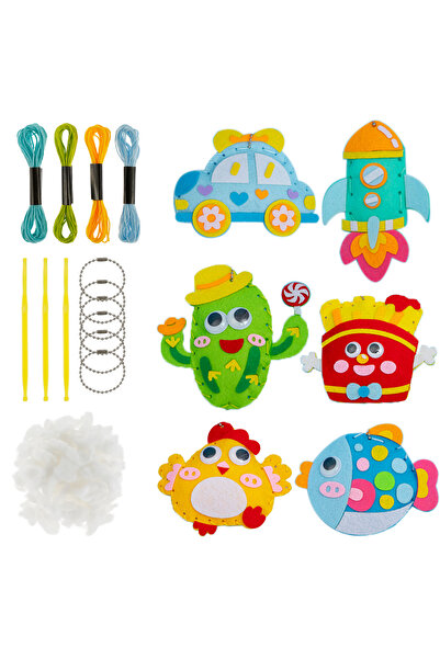 Choice3 مجموعة دمى مكونة من 6 قطع، مجموعة خياطة حيوانات B للمبتدئين من الأطفا...