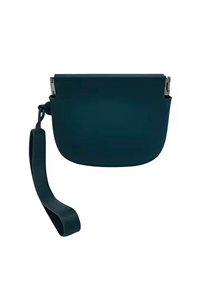 Choice green Silicone Dog Treat Bag with Hinge Portable Easy-Open Snack Pouch...