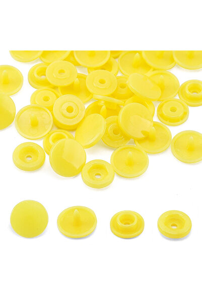 Choice41 Yellow Snap Button 100 sets buttons Wholesale T5 Plastic Snap Button...