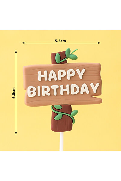 Choice15 Birthday street sign Jungle Animals Cake Toppers Safari Kids 1st Bir...