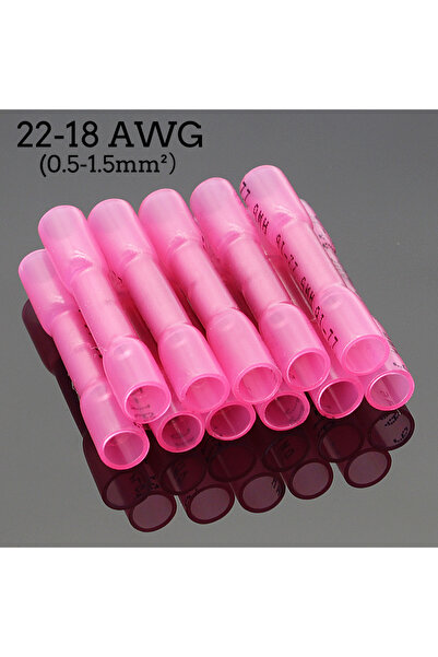 Choice22 50PCS Red(bht) Heat Shrink Butt Wire Connectors AWG 16-14 1.5-2.5mm2...
