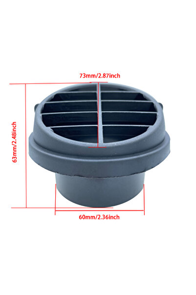 choice2 مدفأة وقوف السيارات 60 مم - YTFK 42/60/75/90 مم، فتحة تهوية دائرية، م...