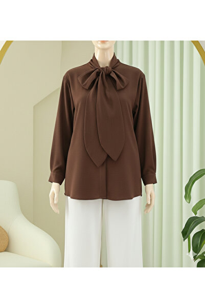 bellura Buttoned shirt with tie collar