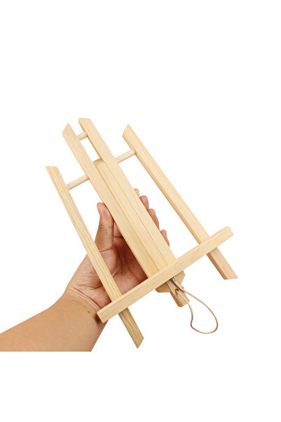 Choice3 حامل لوحات زيتية من خشب البرليوود، 50 سم، حامل مسطح، حامل ثلاثي القوا...