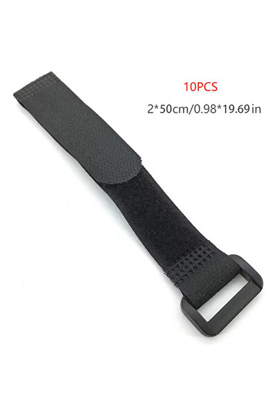 Choice3 500 مم، 10 قطع، أربطة كابلات نايلون قابلة لإعادة الاستخدام، مزودة بخط...