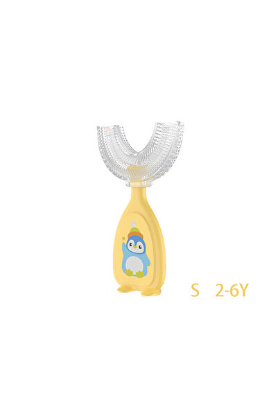Choice5 yellow-S Children's 360 Degree Infant U-shaped Toothbrush Baby Health...