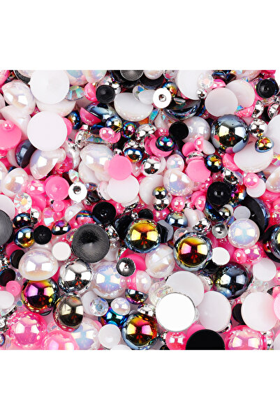 Choice3 مزيج عشوائي 10 غرام 80 10 غرام أحجام متنوعة جيلي راتنج مسطح أحجار الر...