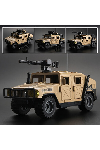 Choice6 سيارة هامر الصحراوية المدرعة المضادة للانفجار، نموذج بناء وتجميع، لعب...