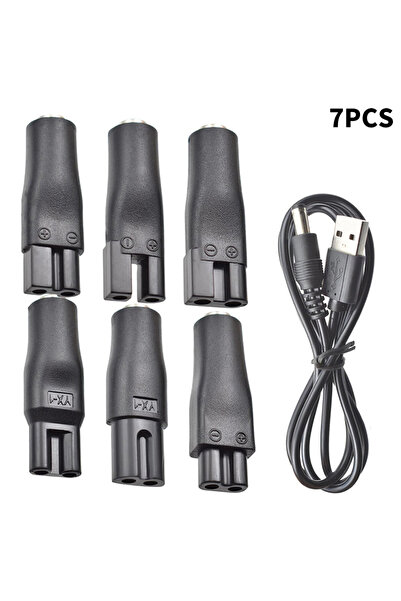 Choice1 سلك طاقة A2 (6/7/8 قطع) 5 فولت، شاحن بديل عالمي، محول USB لجميع أنواع...