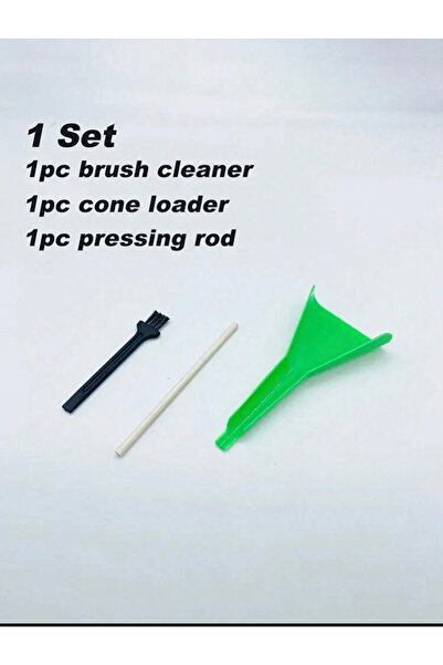 choice2 مجموعة أدوات تحميل الأقماع الملفوفة مسبقًا باللون الأخضر، تتضمن قمعًا...